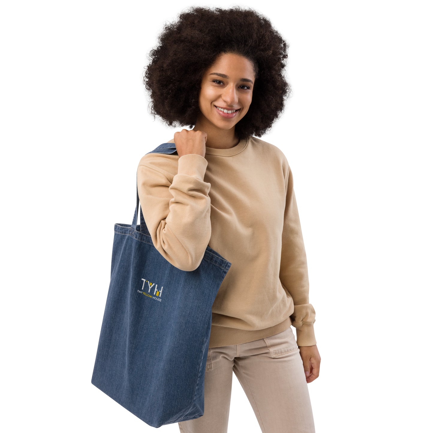TYH Organic denim tote bag