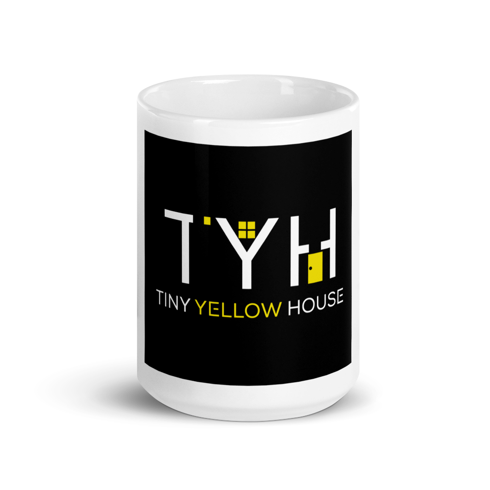 TYH White glossy mug