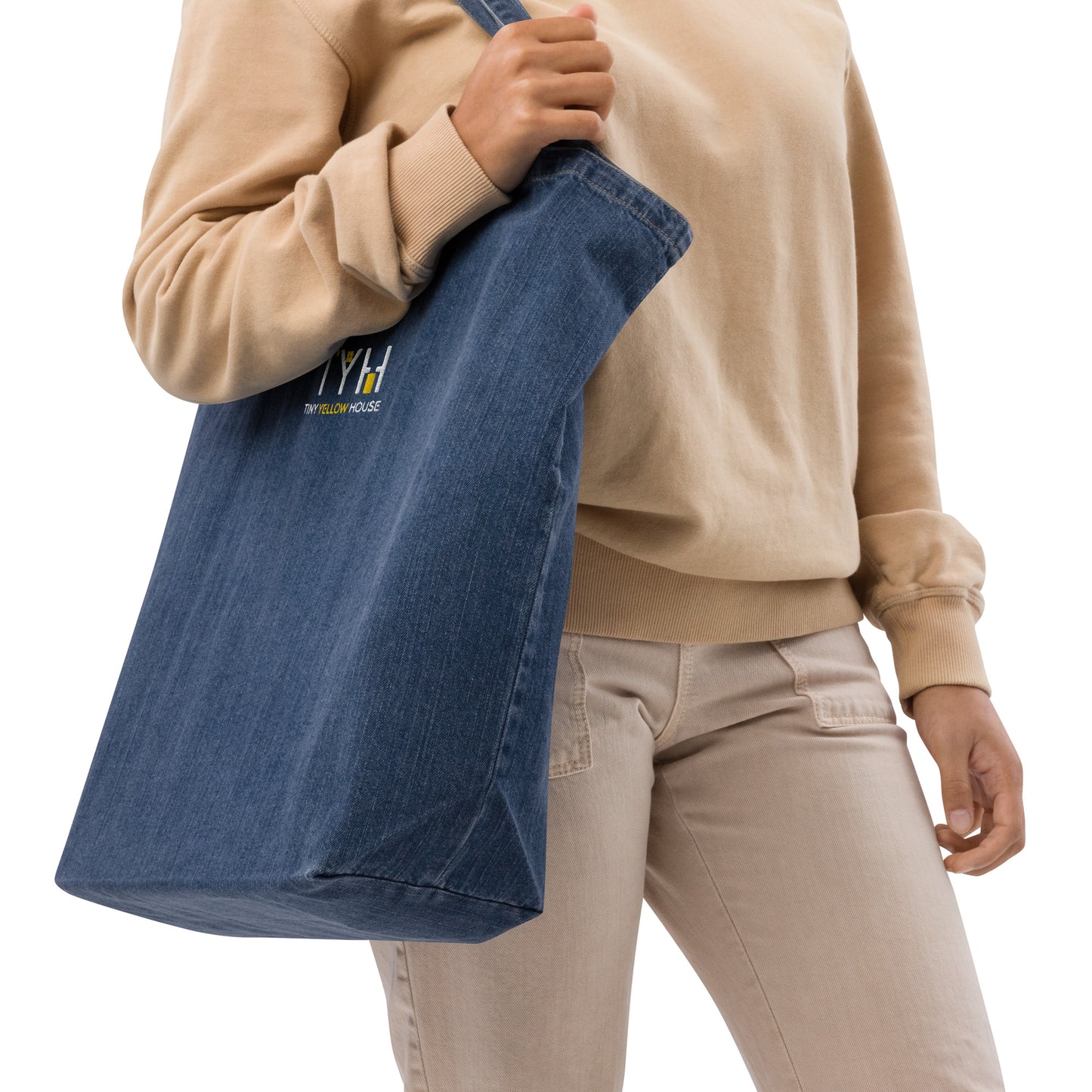 TYH Organic denim tote bag