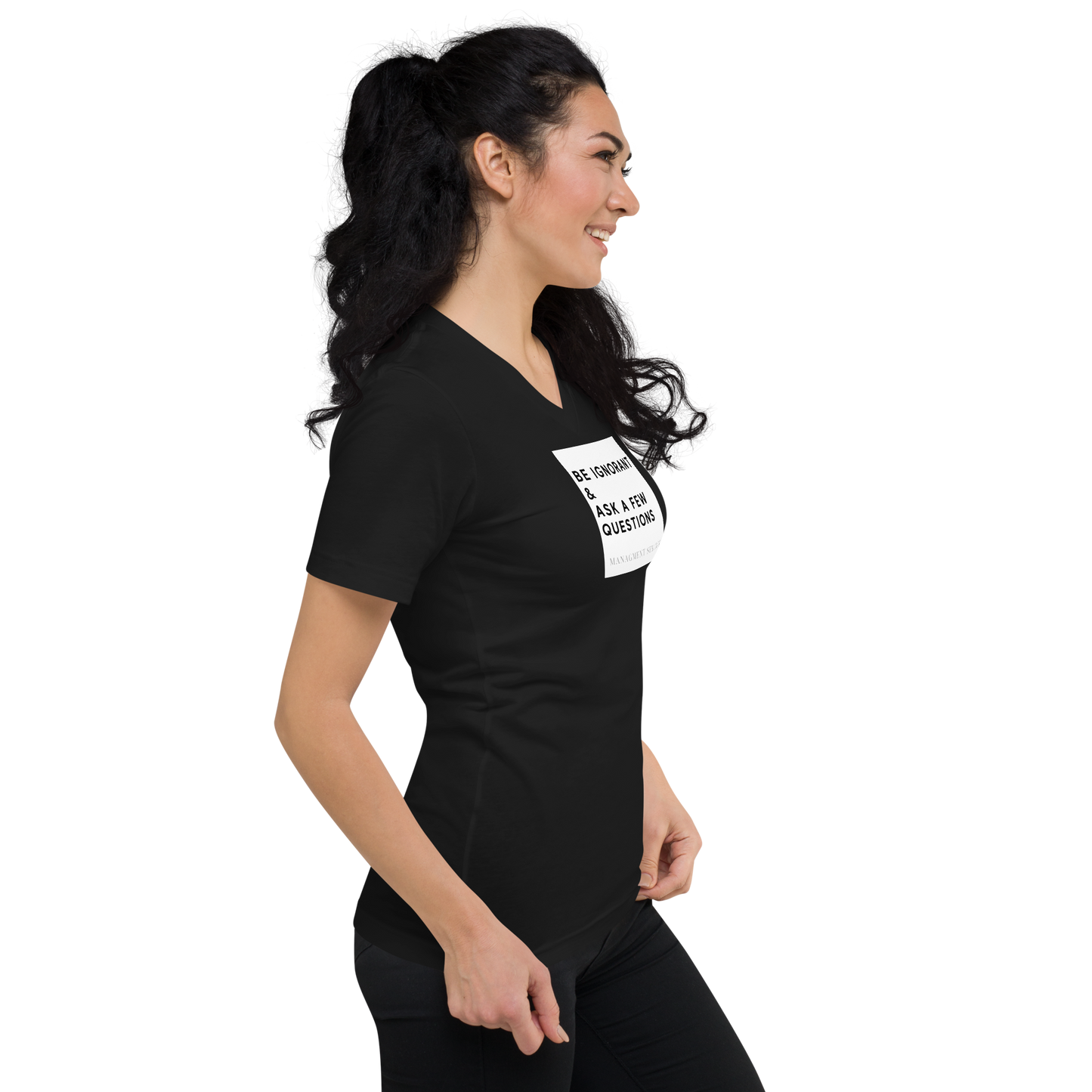 Unisex Short Sleeve V-Neck T-Shirt