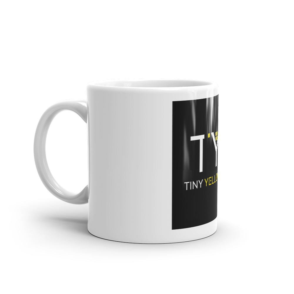 TYH White glossy mug