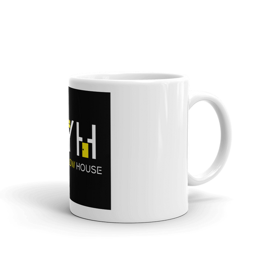 TYH White glossy mug